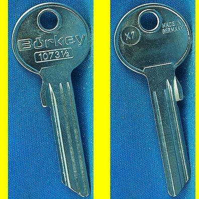 Schlüsselrohling Börkey 1073 1/2 X7 für verschiedene TOK, Winkhaus Profilzylinder