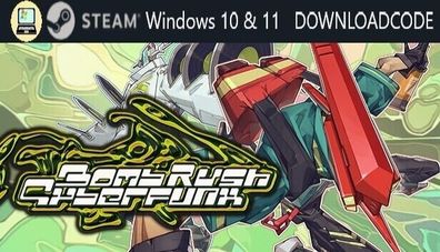 NEU PC Computer Spiel Bomb Rush Cyberfunk für Windows 10 11 STEAM Download Code