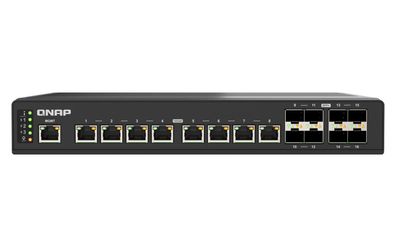 QNAP QSW-IM3216-8S8T - Switch - managed - 8 x 10 Gigabit SFP+ + 8 x 100/1000/2.... ->