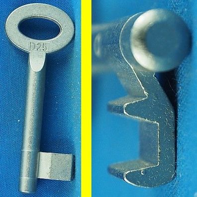 Weissensee Buntbartschlüssel - System Dörrenhaus Profil D25