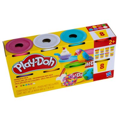 14,69 EUR/kg Play-Doh Knete Regenbogen 8er Pack Kinderknete Knete Rainbow 8 Pack
