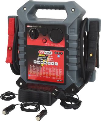 KS TOOLS 12 V + 24 V Batterie-Booster, mobiles Starthilfegerät 1400 A