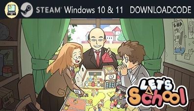 NEU PC Computer Spiel Lets School für Windows 10 11 STEAM Download Code Game Key