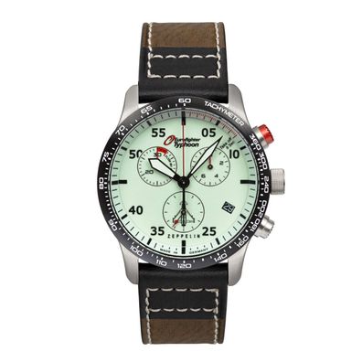 Zeppelin Fliegeruhr 7298-5 Eurofighter Typhoon Chronograph Eta-Quarzwerk