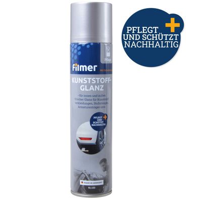 Kfz Kunststoffglanz Spray 300ml Autozubehör Pflegeprodukte Filmer 61122