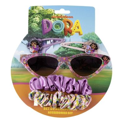 Dora die Entdeckerin Kinder Beauty Set mit Sonnenbrille Accessoire Set für Spiel