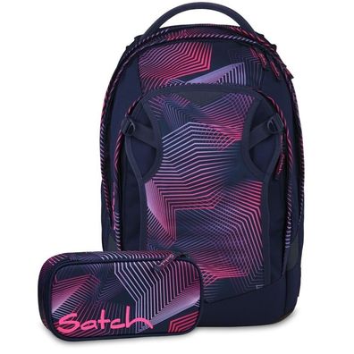 satch Set Matchplus + Schlamperbox 26, Seismic Pink, Mädchen & Jungen