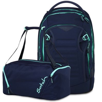 satch Match Plus Set Matchplus + Sporttasche MatpDuf-26, Ocean Mint, Mädchen