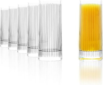 Stölzle Lausitz New York Bar Soho 6 Stück großes Saftglas klar 350 00 10 DS 1620