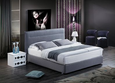 Luxus Boxspring Bett Stoff Hotel Blaue Betten Schlafzimmer Möbel Design Doppel