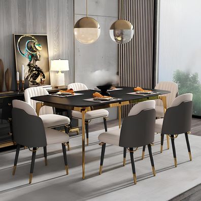 Edelstahl Tisch Design Metall Möbel Tische Konferenz Esszimmer Esstisch Luxus