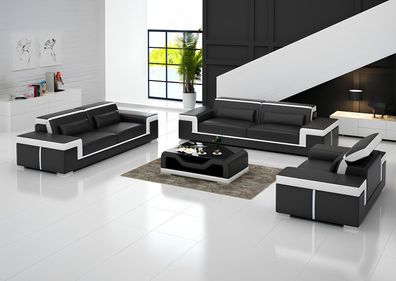 Sofagarnitur 322 Sitzer Set Design Sofa Polster Couchen Couch Modern Luxus Neu