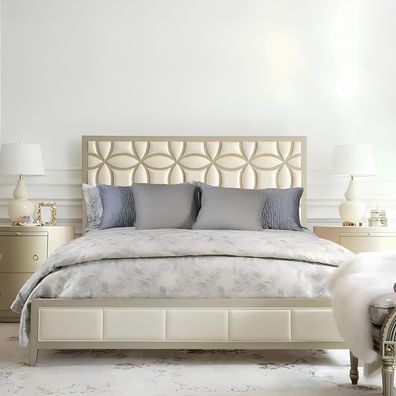 Bett Polster Design Luxus Doppel Hotel Betten Beige Luxus Hotel Neu 180x200cm