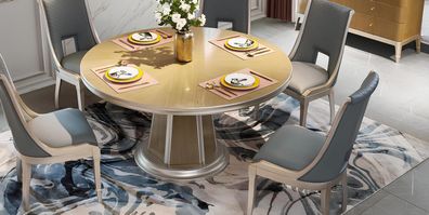 Garnitur Esszimmer Stuhl Set 4X Stühle Gruppe Sessel Luxus Möbel Sitzgarnitur