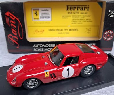 Ferrari 250 GTO, Montlhery 62, rot, Bang Model