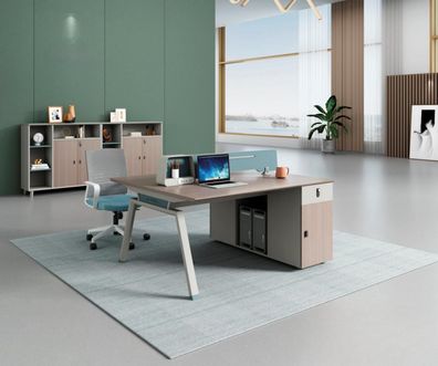 Bürotisch Teamarbeitsplatz Workstation Co Working Tisch Insel Schreibtischsystem