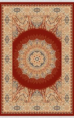 Teppiche Flachgewebe Teppich Abstrakte Designer Orientteppich 150x233 Rot