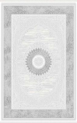 Flachgewebe Teppich Abstrakte Teppiche Orientteppich Designer 160x230 Grau