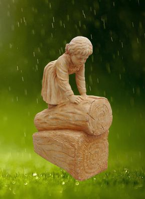 Gartenfigur Steinfigur FIGUR GARTEN Skulptur Steinguss Frostfest 106 cm - 1600