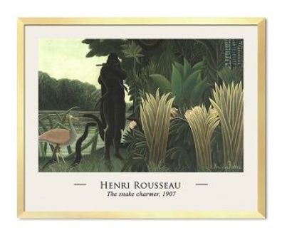 Der Schlangenbeschwörer Henri Rousseau Poster Druckbild G114439