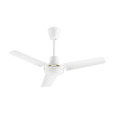 Helios DVW 90 Deckenventilator - Metall, weiß 3-Batt-Laufrad, 900 mm - 08648
