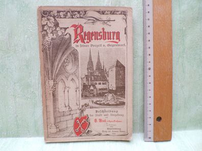Regensburg in seiner Vorzeit & Gegenwart Prof Fink 6. Auflage Hermann Bauhof 1903