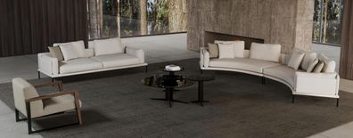 Sofagarnitur in stilvollem Design Moderne gemütliche Geometrie