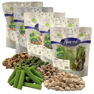 1 - 5 kg Lyra Pet® Katzensnack Mix gefriergetrocknet