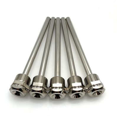 5x Schutzrohr für Siemens Tauchtemperaturfühler QAE2120.015 G ½ A 150mm P26/16