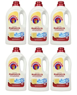 Chante Clair Marsiglia Lavatrice Waschmittel 6 x1,26l