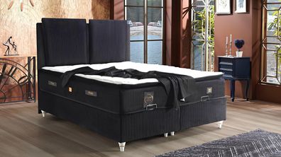 Bett Design Betten Luxus Boxspring Polster Schlafzimmer Möbel Modern Luxus