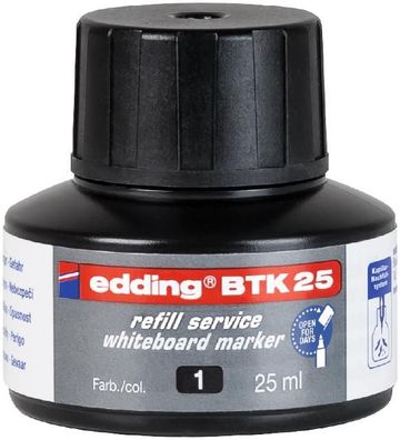 edding BTK 25 Nachfülltinte Whiteboardmarker schwarz