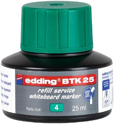 edding BTK 25 Nachfülltinte Whiteboardmarker grün