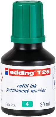 edding T 25 Nachfülltinte Permanentmarker grün
