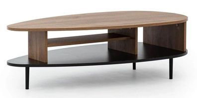 Couchtisch VASINA VS-04, Kaffeetisch, Wohnzimmer Tisch mit Metallfüßen