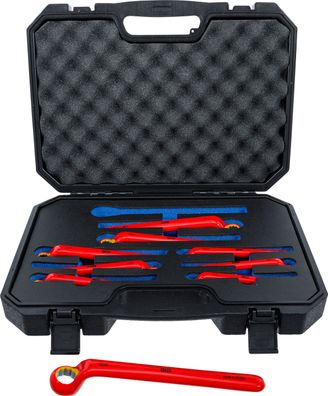 BGS VDE-Ringschlüssel-Satz | tief gekröpft | SW 10 - 24 mm | 9-tlg