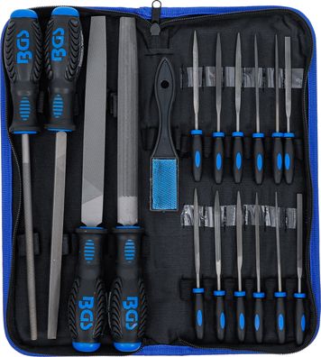 BGS Werkstattfeilen- und Nadelfeilen-Satz | 17-tlg