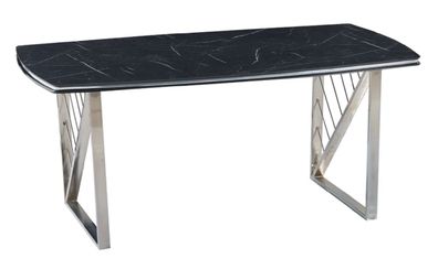 Luxus Esstisch Esszimmer Möbel Einrichtung Tisch Metall Design Tische Esstische