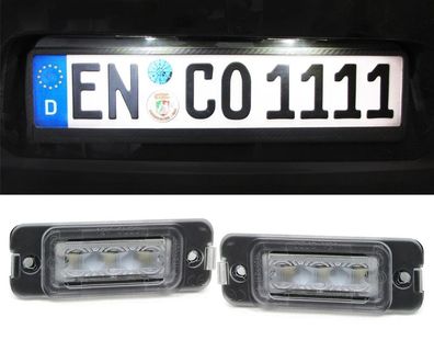 LED Kennzeichenbeleuchtung 6000K für Mercedes ML W164 08-11 GL X164 R W251 06-12