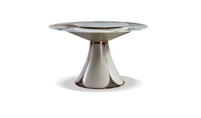 Esstisch Leder Stein Tische Holz Luxus Moderne Design Möbel Tisch Esszimmer Neu