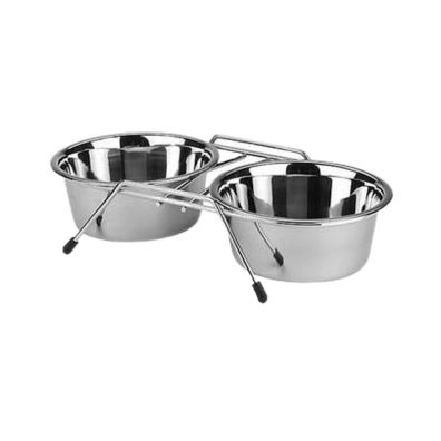 RVS Dinnerset für Hunde und Katzen 11 cm