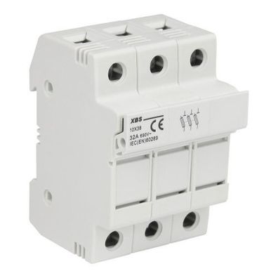 Sicherungssockel 32A 3P für Schiene TH XBS 3647