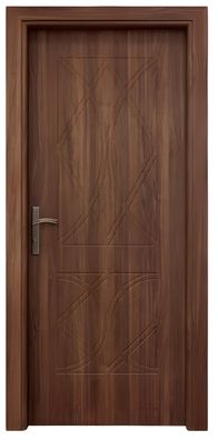 Braune PVC-Tür Stilvolle Holztür Hochwertige Türen Schöne Türen