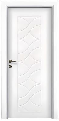 Raffinierte Weiße Einzeltür Designer Haustüren Hochwertige Hoteltür