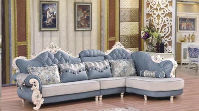 Eckcouchen Möbel Stoff Wohnlandschaft Ecksofa L Form Sofa Eckgarnitur