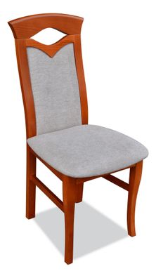 Gepolsterte Stuhl Sessel Königlicher Klassiker Stühle Polster Lehn Sitz Holz Neu