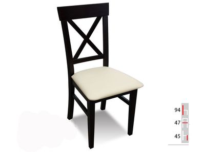 Massivholz STUHL Esszimmerstuhl Designer LEDER STUHL STÜHLE Esszimmerstühle K64