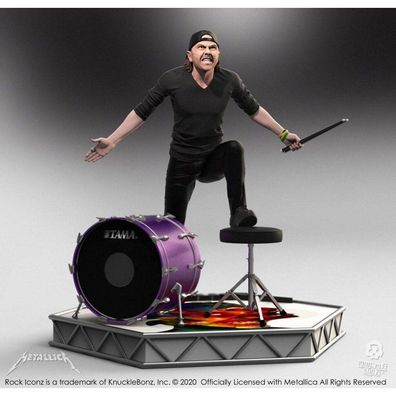 Metallica Rock Iconz Statue Lars Ulrich Limited Edition 22 cm