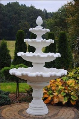 Springbrunnen Garten Teich Brunnen 218cm Steinbrunnen Gartenbrunnen Fontaine Neu