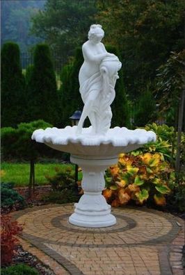 Zierbrunnen Springbrunnen Skulptur Brunnen Deko Garten Fontaine Teich Neu 229cm